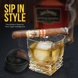 Cigar Glass w/Ice Ball Mold